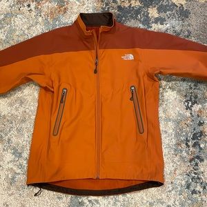 The North Face Burnt Orange and Rust Performance Jacket